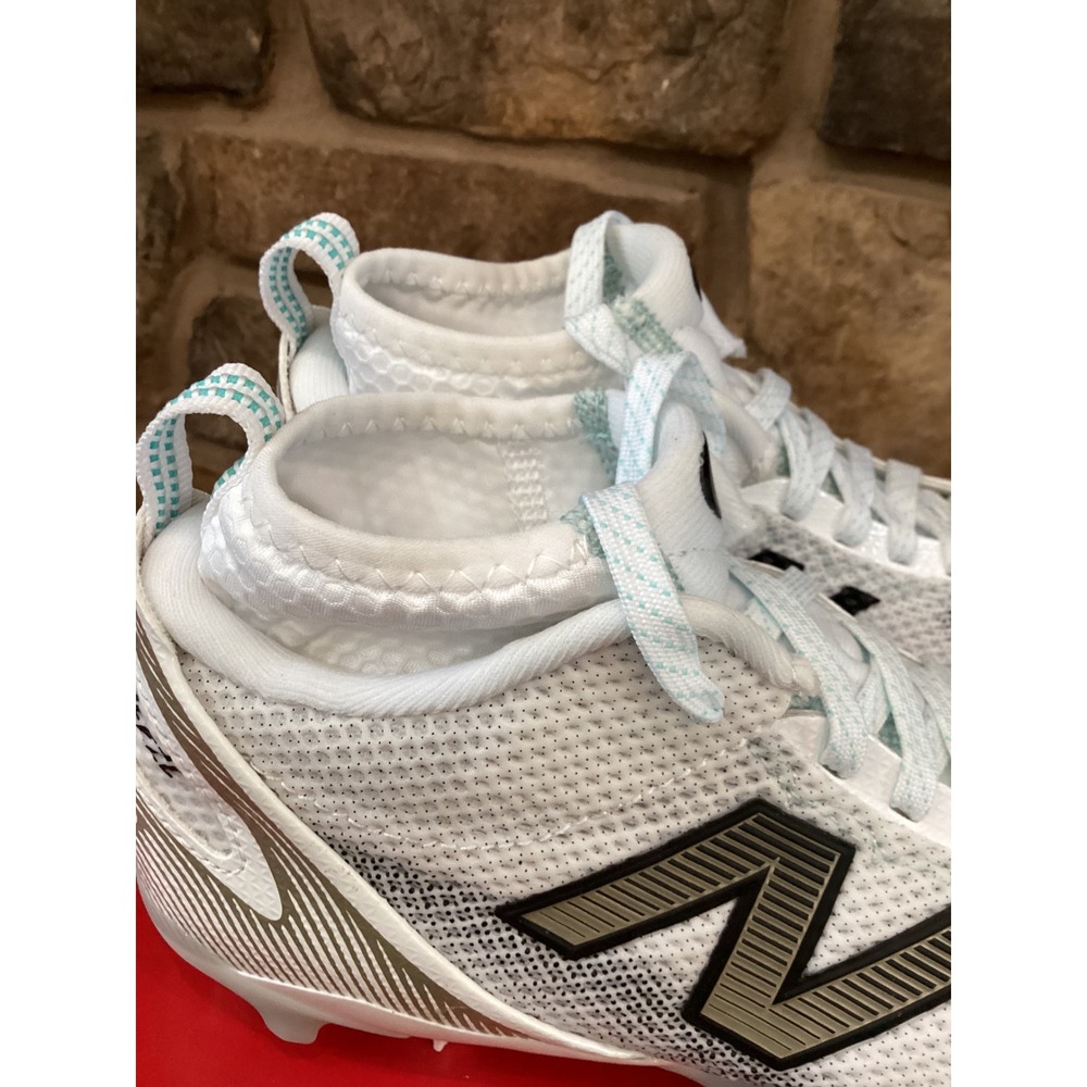 New Balance FreezeLX v5 Lacrosse Cleats White Black WFREEZW5 Womens 8 Mens 6.5 - Picture 6 of 8